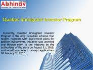 Quebec Immigrant Investor Program