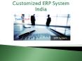 Customized ERP System India PowerPoint PPT Presentation