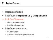 7. Interfaces