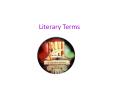 Literary Terms PowerPoint PPT Presentation