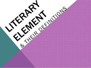 Literary element