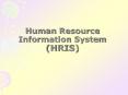 Human Resource Information System (HRIS) PowerPoint PPT Presentation