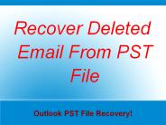 Recover emails from corrupted PST file