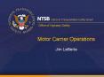 Motor Carrier Operations PowerPoint PPT Presentation