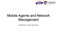 Mobile Agents and Network Management