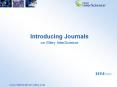 Introducing Journals PowerPoint PPT Presentation
