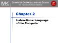 Instructions: Language of the Computer PowerPoint PPT Presentation