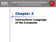 Instructions: Language of the Computer