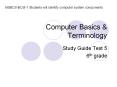 Computer Basics PowerPoint PPT Presentation