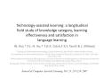 Technology-assisted learning: a longitudinal field study of knowledge category, learning effectiveness and satisfaction in language learning PowerPoint PPT Presentation