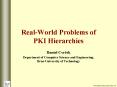 Real-World Problems of PKI Hierarchies PowerPoint PPT Presentation