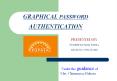 GRAPHICAL PASSWORD AUTHENTICATION PowerPoint PPT Presentation