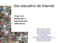 Uso educativo de Internet PowerPoint PPT Presentation