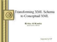 Transforming XML Schema to Conceptual XML