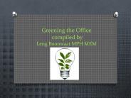 Greening the Office