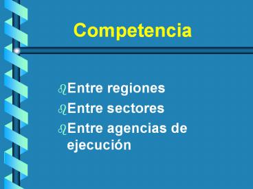Competencia