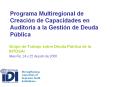 Programa Multiregional de Creaci PowerPoint PPT Presentation