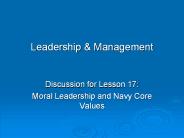 Leadership