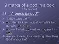 9 marks of a god in a box 1 Samuel 4-6 PowerPoint PPT Presentation