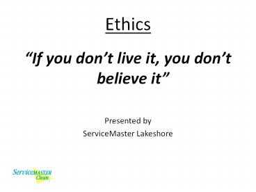Ethics