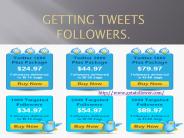 GETTING TWITTER FOLLOWERS