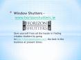 Window Shutters - www.horizonshutters.ie PowerPoint PPT Presentation