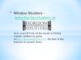 Window Shutters - www.horizonshutters.ie (1) PowerPoint PPT Presentation
