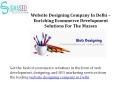 Website Designing Company In Delhi – Enriching Ecommerce Development Solutions For The Masses PowerPoint PPT Presentation