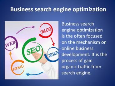 Effective search engine optimization (1)