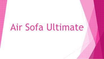 Air Sofa Bed - Velvet Sofa with Electric Pump‎