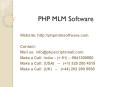 PHP MLM Software PowerPoint PPT Presentation