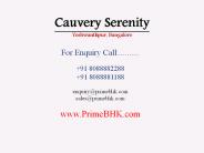 Cauvery Serenity, Yeshwanthpur, Bangalore