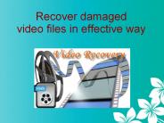 Recover deleted videos in simple clicks