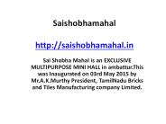 Online party halls booking