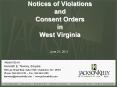 Notices of Violations and Consent Orders in West Virginia PowerPoint PPT Presentation
