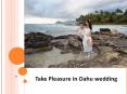 Take Pleasure in Oahu wedding PowerPoint PPT Presentation