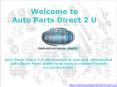 Auto Spare Parts online PowerPoint PPT Presentation