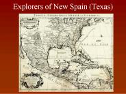 Explorers of New Spain (Texas)