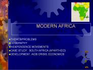 MODERN AFRICA