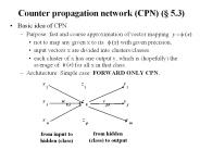 Counter propagation network (CPN) (