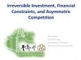 Irreversible Investment, Financial Constraints, and Asymmetric Competition PowerPoint PPT Presentation