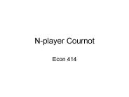 N-player Cournot