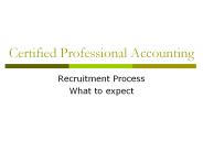 Certified Professional Accounting