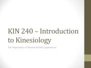 KIN 240 