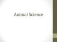 Animal Science PowerPoint PPT Presentation