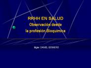 RRHH EN SALUD