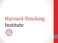Harvard-Yenching Institute PowerPoint PPT Presentation
