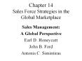 Chapter 14 Sales Force Strategies in the Global Marketplace PowerPoint PPT Presentation