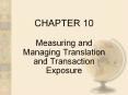 Measuring and Managing Translation and Transaction Exposure PowerPoint PPT Presentation