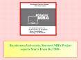 Rayalseema University, Kurnool MBA Project reports Starts From Rs.1500/- PowerPoint PPT Presentation
